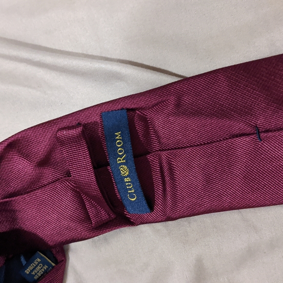Club Room burgundy tie - Picture 2 of 2